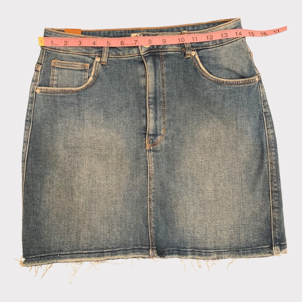 ZARA Denim skirt Size Large NWOT - Picture 7 of 7